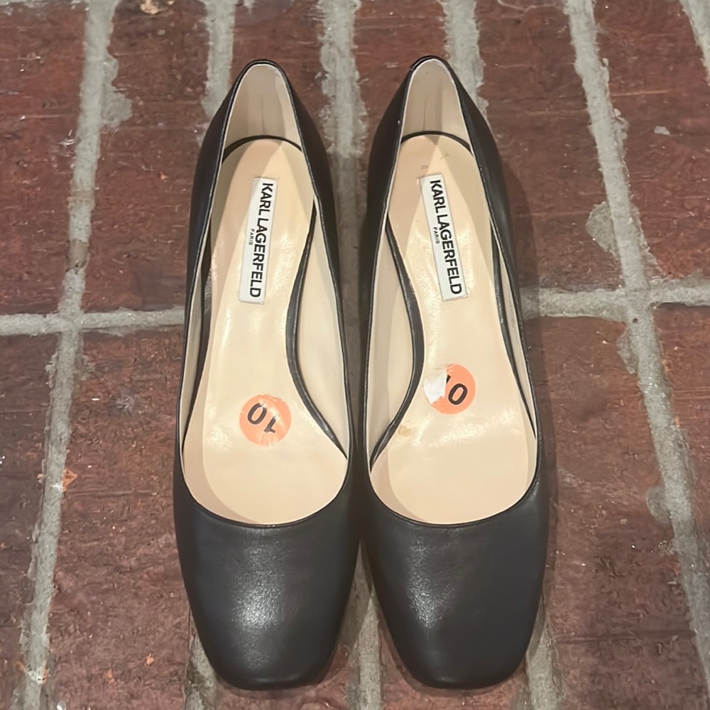 Karl Lagerfeld Paris Charee Square Toe Pump